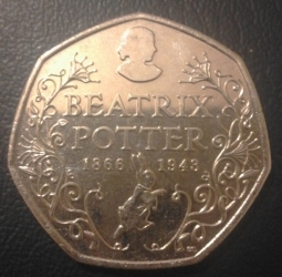 Image #2 of 50 Pence 2016 - Beatrix Potter