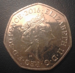 Image #1 of 50 Pence 2016 - Mrs. Tiggy-Winkle