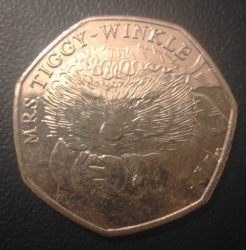 Image #2 of 50 Pence 2016 - Mrs. Tiggy-Winkle