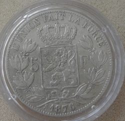 Image #2 of 5 Francs 1876