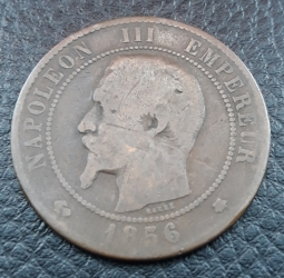 Image #1 of 10 Centimes 1856 BB