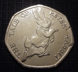 50 Pence 2017 -  Peter Rabbit