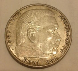 Image #1 of 5 Reichsmark 1936 A