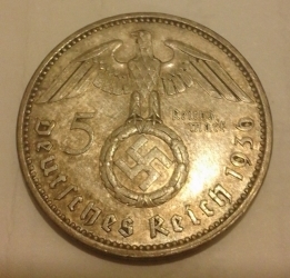 Image #2 of 5 Reichsmark 1936 A