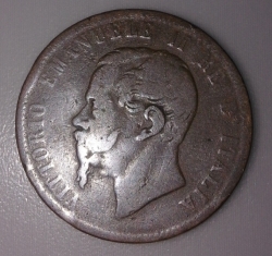 10 Centesimi 1867 T