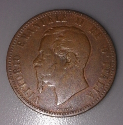 Image #1 of 10 Centesimi 1862 no MM