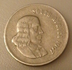 Image #1 of 5 Cents 1967 - South  Africa
