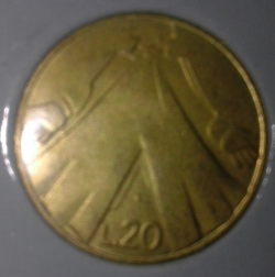 Image #1 of 20 Lire 1990 R - 1600 Years of History