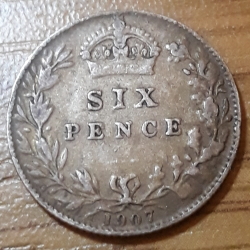 Sixpence 1907