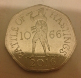 Image #2 of 50 Pence 2016 - 950 Years Battle of Hastings