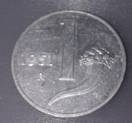 Image #1 of 1 Lira 1951 R