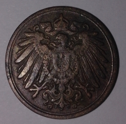 1 Pfennig 1904 G