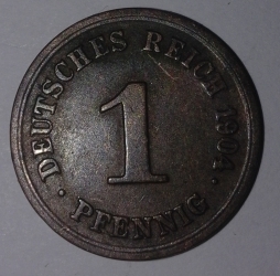 1 Pfennig 1904 G