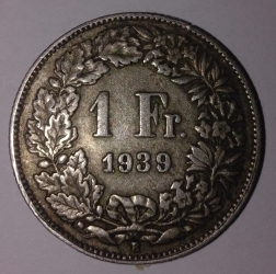 Image #1 of 1 Franc 1939