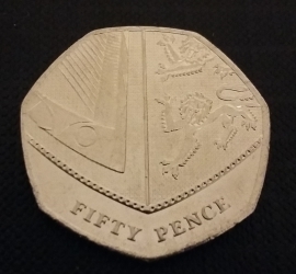 Image #2 of 50 Pence 2017