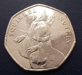Image #2 of 50 Pence 2016 - Squirrel Nutkin
