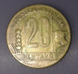 Image #2 of 20 Centavos 1948