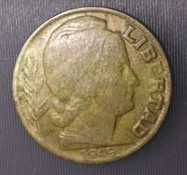 Image #1 of 5 Centavos 1949