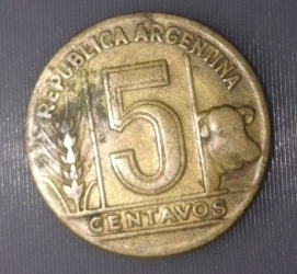 Image #2 of 5 Centavos 1949