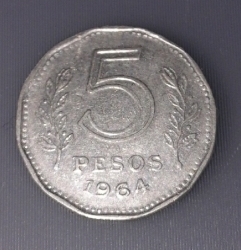 Image #1 of 5 Pesos 1964