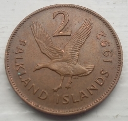 Image #2 of 2 Pence 1992
