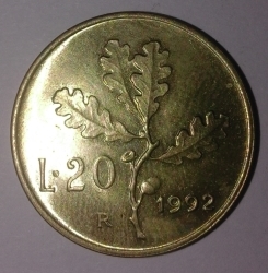 20 Lire 1992