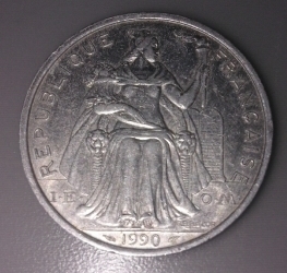 Image #1 of 5 Francs 1990