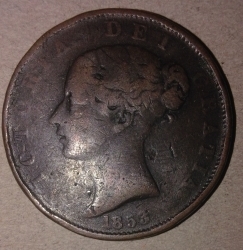 Image #1 of Half Penny 1853
