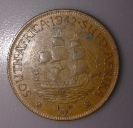 1/2 Penny 1942