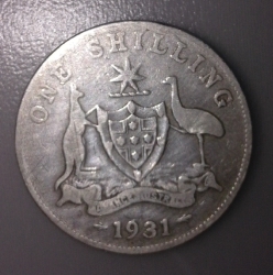 Image #2 of 1 Shilling 1931