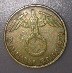 Image #1 of 5 Reichspfennig 1939 B