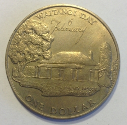 Image #2 of 1 Dollar 1977 - Silver Jubilee of queen Elizabeth II