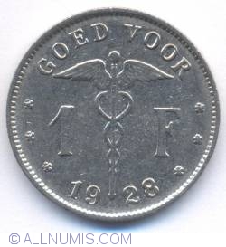 1 Franc 1928 (Dutch)