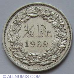 ½ Franc 1969