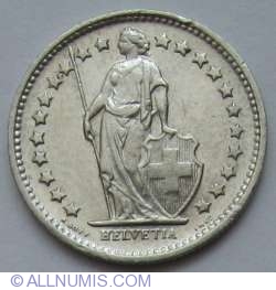 Image #2 of ½ Franc 1969
