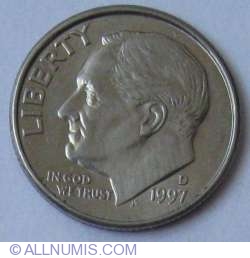 Image #2 of Dime 1997 D