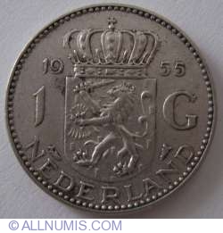 Image #1 of 1 Gulden 1955