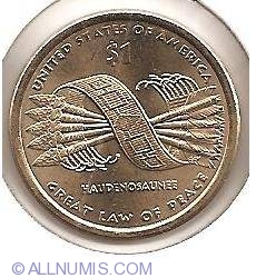 Image #2 of Sacagawea Dollar 2010 P - Hiawatha belt