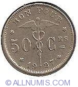 Image #2 of 50 centimes 1927 (Belgique)