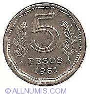 Image #2 of 5 Pesos 1961