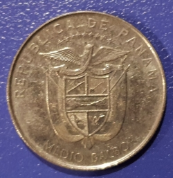 1/2 Balboa 2011 - Moneda de 1580