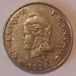 Image #2 of 20 Francs 1998
