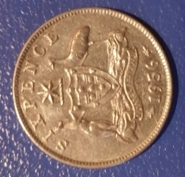 6 Pence 1956