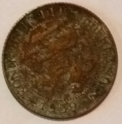 Image #2 of 1 Cent 1959