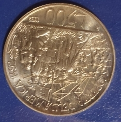 Image #2 of 500 Lire 1992 - Colombo - The landing