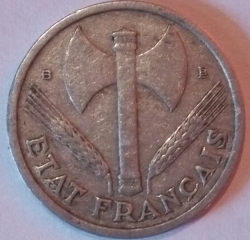 Image #2 of 1 Franc 1943 B