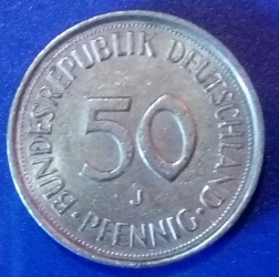Image #1 of 50 Pfennig 1988 J