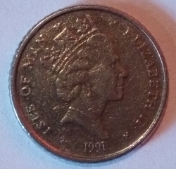 Image #2 of 5 Pence 1991 AB