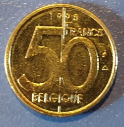 Image #1 of 50 Francs 1998 (Belgique)