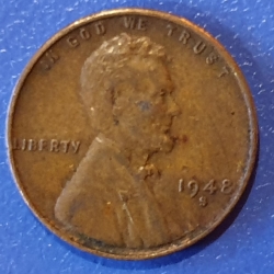Image #2 of 1 Cent 1948 S